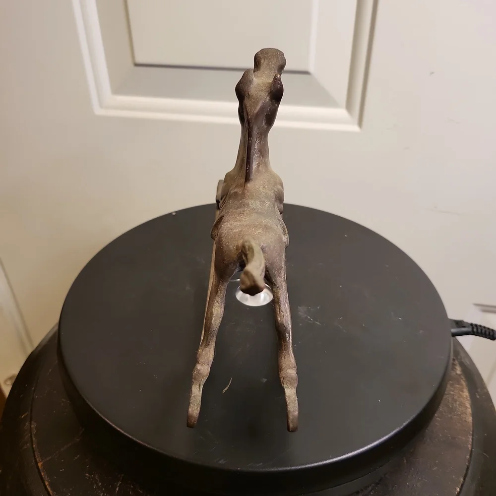 Vintage Brass / Bronze MCM Rocking Horse 7.25" - Picture 2 of 7